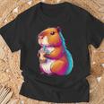 Capybara Bubble Tea Animal Lover Rodent T-Shirt Geschenke für alte Männer