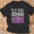English Teacher Camiseta unisex Regalos para ancianos