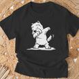 Gentle Westie Dog Dab Dance T-Shirt Geschenke für alte Männer