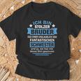 Ich Bin Stolzer Bruder Sister T-Shirt Geschenke für alte Männer