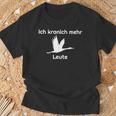 Pause Ich Kranich Mehr Bird Saying Joke T-Shirt Geschenke für alte Männer