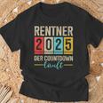 Pensioner 2025 Countdown Running For Retirement T-Shirt Geschenke für alte Männer