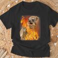 Rock Hyrax Fire Style T-Shirt Geschenke für alte Männer