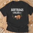 Task Chiller Relax Sloth T-Shirt Geschenke für alte Männer