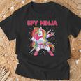 Gaming Spy Unicorn Ninja Gamer Gaming Enthusiast T-Shirt Geschenke für alte Männer