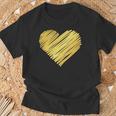 Golden Heart T-Shirt Geschenke für alte Männer