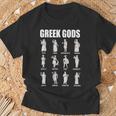 Greek Gods And Goddesses Old Greek Mythology T-Shirt Geschenke für alte Männer