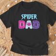 Groovy Spider Dad Matching Family Birthday Girl Party T-Shirt Gifts for Old Men
