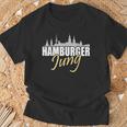 Hamburger Jung Anchor Moin Hamburg T-Shirt Geschenke für alte Männer