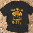 Happiness Is Being A Bubby Cute T-Shirt Gifts for Old Men