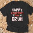 Happy Valentines Day Bruh Heart Love Valentine Boys Girls T-Shirt Gifts for Old Men