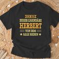 Herbert First Name Name Saying Herbert T-Shirt Geschenke für alte Männer