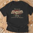Het Is Een Brown Ding Je Zou Het Niet Begrijpen T-Shirt Geschenke für alte Männer