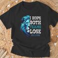 I Hope Both Teams Lose Go Lion & Women T-Shirt Gifts for Old Men