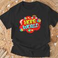 Hope World Colorful T-Shirt Gifts for Old Men Hope World Colorful T-Shirt Gifts for Old Men