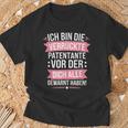 Ich Bin Dieerrückte Patentanteor Der Dich Alle Gewarnt T-Shirt Geschenke für alte Männer