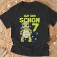 Ich Bin Schon 7 Years Boy Girl Birthday Turtle T-Shirt Geschenke für alte Männer