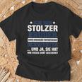 Ich Bin Stolzer Bruder Einer Fantastischen Schwester T-Shirt Geschenke für alte Männer