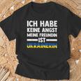 Ich Habe Keine Angst Meine Freundin Ist Ukrainer T-Shirt Geschenke für alte Männer