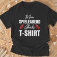 Ich Spieleleabend Glücks T-Shirt Geschenke für alte Männer