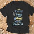 I'm A Writer Not A Serial Killer Writing T-Shirt Geschenke für alte Männer