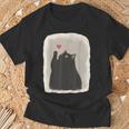 Anime Gifts, Black Cat Shirts, Funny Cat Shirts, Anime Shirts, Cat Shirts