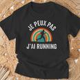 Je Peux Pas J'ai Running Humour De Course À Pied T-Shirt Cadeaux pour les vieillards