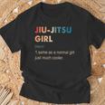 Jiu-Jitsu Girl Definition Jiu-Jitsu Regalo Para Niñas Camiseta unisex Regalos para ancianos