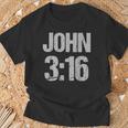 John 3 T-Shirt Geschenke für alte Männer