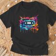 Kassetten 80Er 90Er Kassette Musik Musiker Dj T-Shirt Geschenke für alte Männer