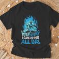 Keep Trying Hockey Sobre Hielo Portero Camiseta unisex Regalos para ancianos