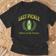 Last Pickle She'll Ever Tickle Bachelorette Party T-Shirt Gifts for Old Men
