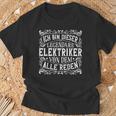 Legendary Electronician Work & Work Electrician T-Shirt Geschenke für alte Männer