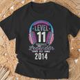 Level 11 Jahre Mädchen Geburtstag Gamer Girl Zockerin 2014 T-Shirt Geschenke für alte Männer