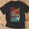 Level 33 Years Birthday Gamer 33Rd Birthday T-Shirt Geschenke für alte Männer