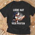 Liebe Hatier Pfoten Appenzeller Mountain Dog T-Shirt Geschenke für alte Männer