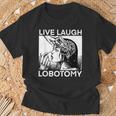 Live Laugh Lobotomy Spade Ink T-Shirt Geschenke für alte Männer