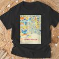Long Beach Californie T-Shirt Cadeaux pour les vieillards