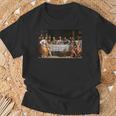 The Lord Jesus Christ With 12 Apostles On The Supper Of The Father S T-Shirt Geschenke für alte Männer