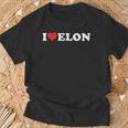 I Love Elon T-Shirt Geschenke für alte Männer