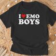 I Love Emo Boys T-Shirt Geschenke für alte Männer