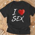 I Love Heart Sex T-Shirt Geschenke für alte Männer