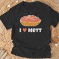 I Love Mett Original Mettrechner Item And More T-Shirt Geschenke für alte Männer