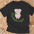 Lucky Charm Pig Clover Leaf For Friends Good Luck T-Shirt Geschenke für alte Männer