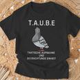 Lustiges Tauben Überwachungs- Deutsches Meme T-Shirt Geschenke für alte Männer