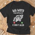 Ma Moto M'appelle Moto Gp Courses Motos Motard Humour T-Shirt Cadeaux pour les vieillards