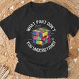Magic Cube Solution Nerd Genie Cadeau Drôles Hommes S T-Shirt Cadeaux pour les vieillards