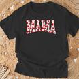Mama Valentine Heart Valentines Day Family Matching T-Shirt Gifts for Old Men