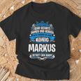 Markus Name With King Saying T-Shirt Geschenke für alte Männer