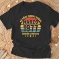 Marzo 1977 48 Años Hombre Cumpleaños Regalo Marzo 1977 Camiseta unisex Regalos para ancianos